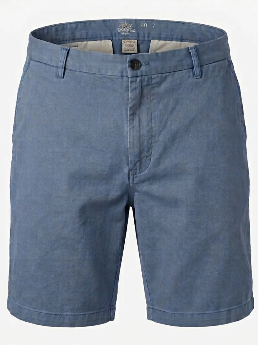 IZOD Men's Blue Flat Front Chino Shorts Size 40 (7